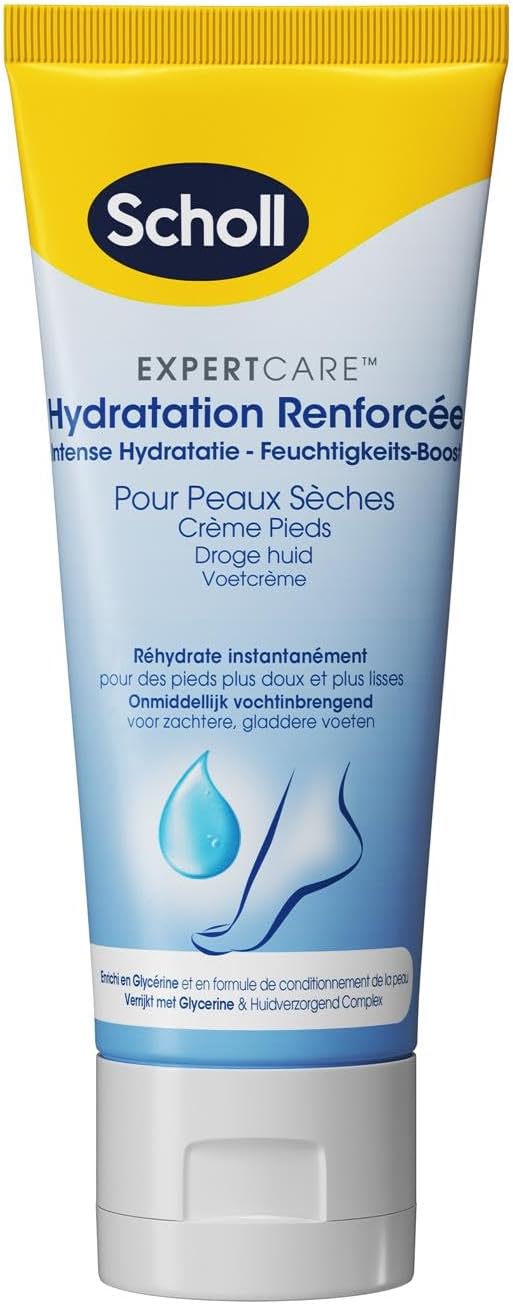 Scholl Hydratačný krém na nohy pre suchú pokožku 75 ml