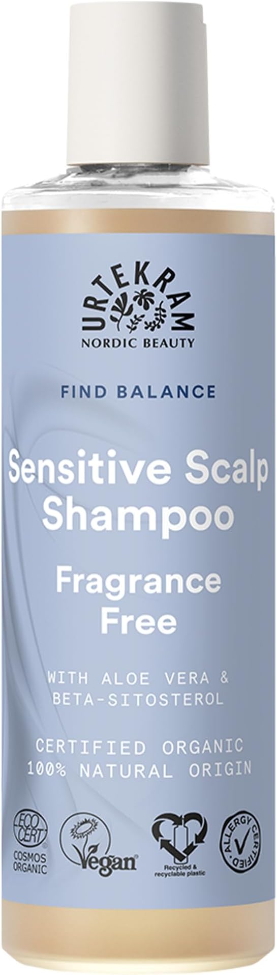 Urtekram šampón - Sans Parfum, Find Balance, Sensible, 250 ml