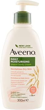Aveeno Denný hydratačný jogurtový telový krém, s vôňou medu a marhúľ 300ml