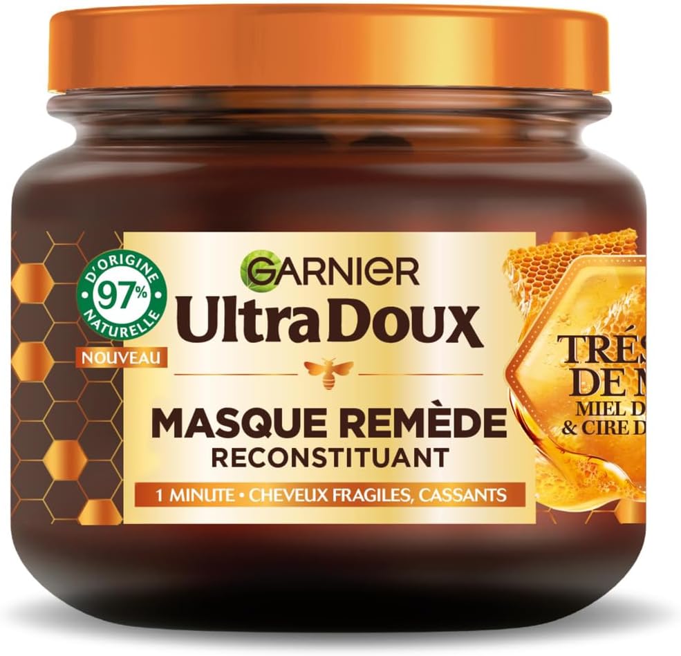 Garnier Ultra Doux - Obnovujúca maska - materská kašička, med a propolis 340 ml
