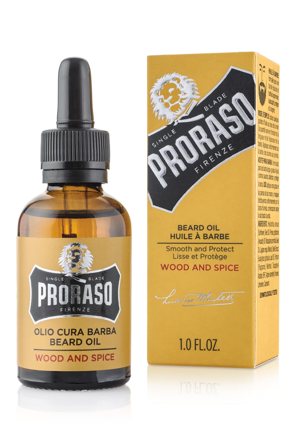 Proraso Olej na fúzy Proraso, Wood & Spice, 30 ml