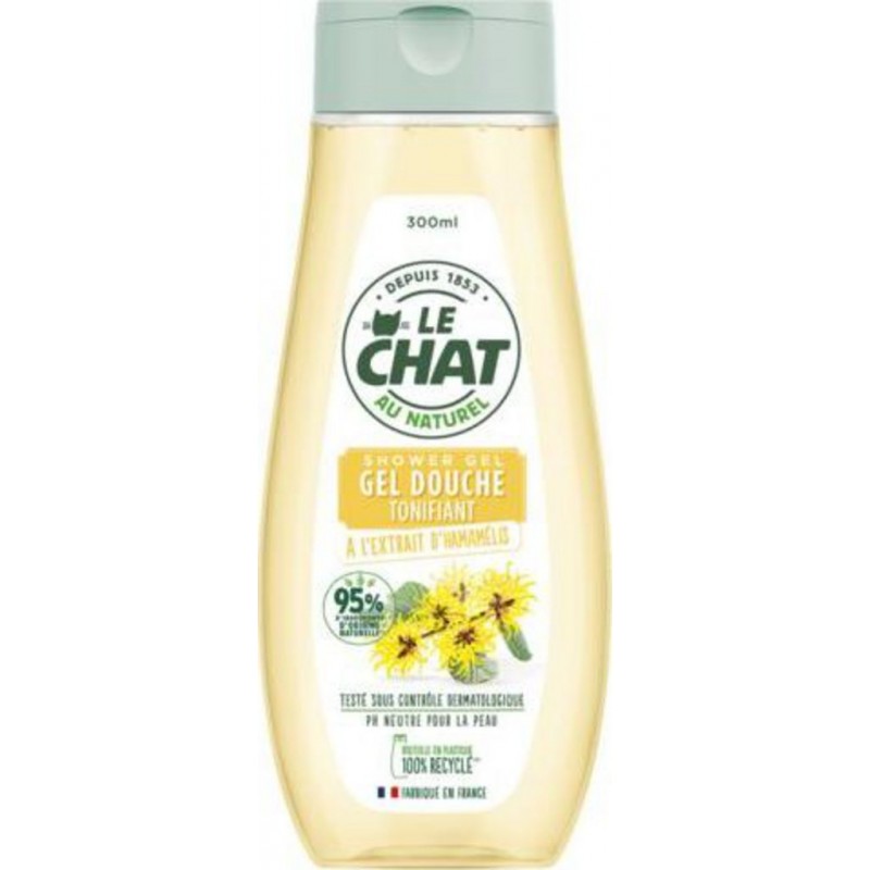 Le Chat telový sprchový gél s výťažkom z hamamelu 300ml (poškodený uzáver)