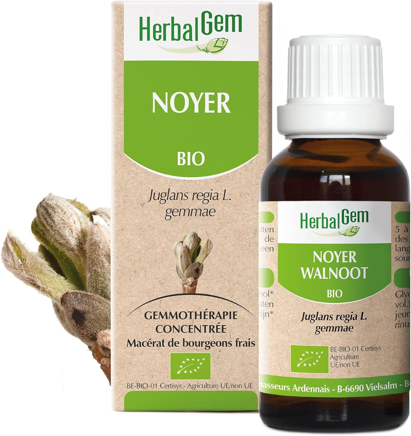 HERBALGEM - Materský macerát - Organický vlašský orech 30 ml-bez krabice Exp.: 2026+