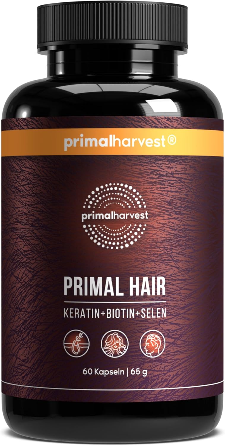 Primal Harvest Primal Hair - Výživový doplnok na vlasy 60 kapsúl Exp.: 2026+