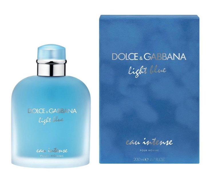 DOLCE & GABBANA Light Blue Eau Intense EDP, 200 ml