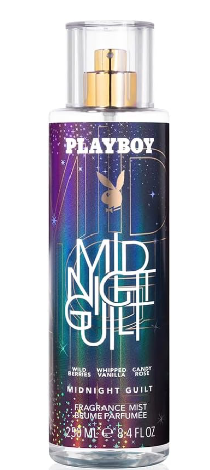 PLAYBOY Midnight Guilt Telový sprej, 250 ml