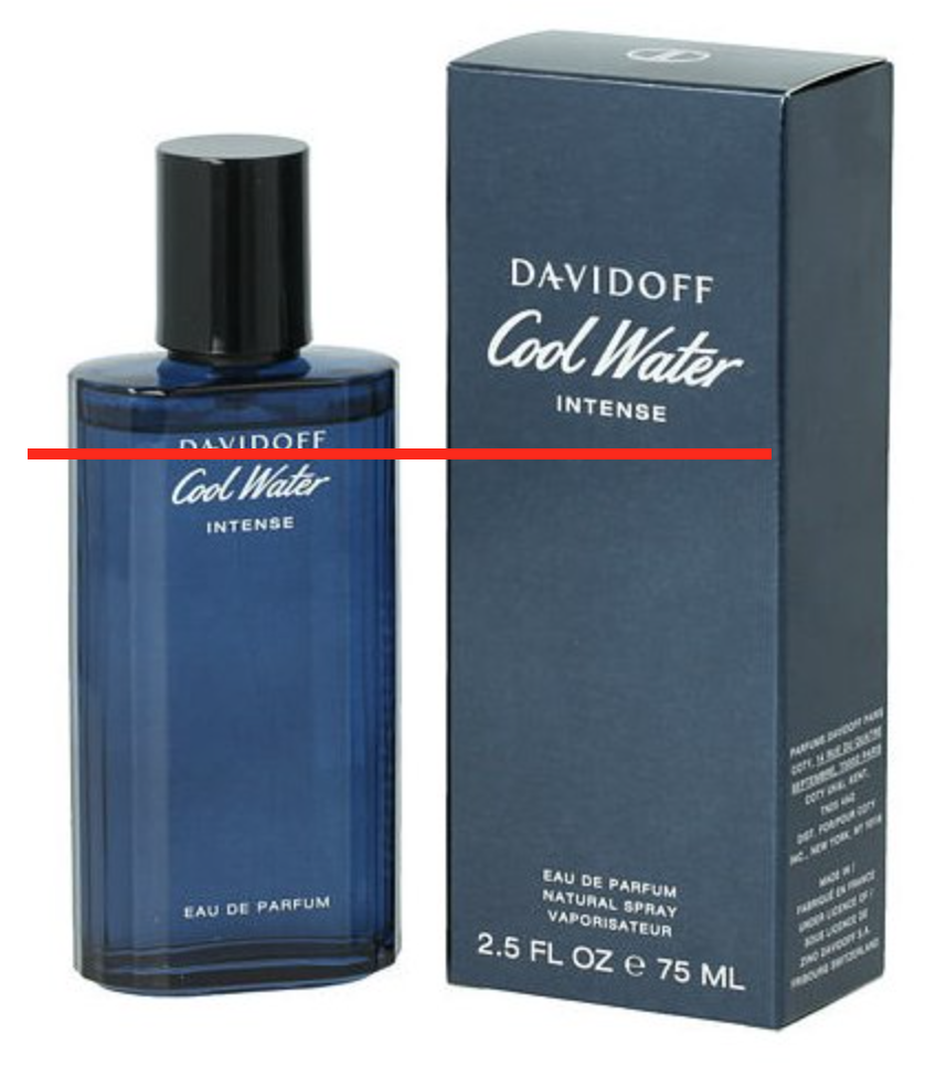 DAVIDOFF Cool Water Intense EDP, 75 ml (chýba časť obsahu)