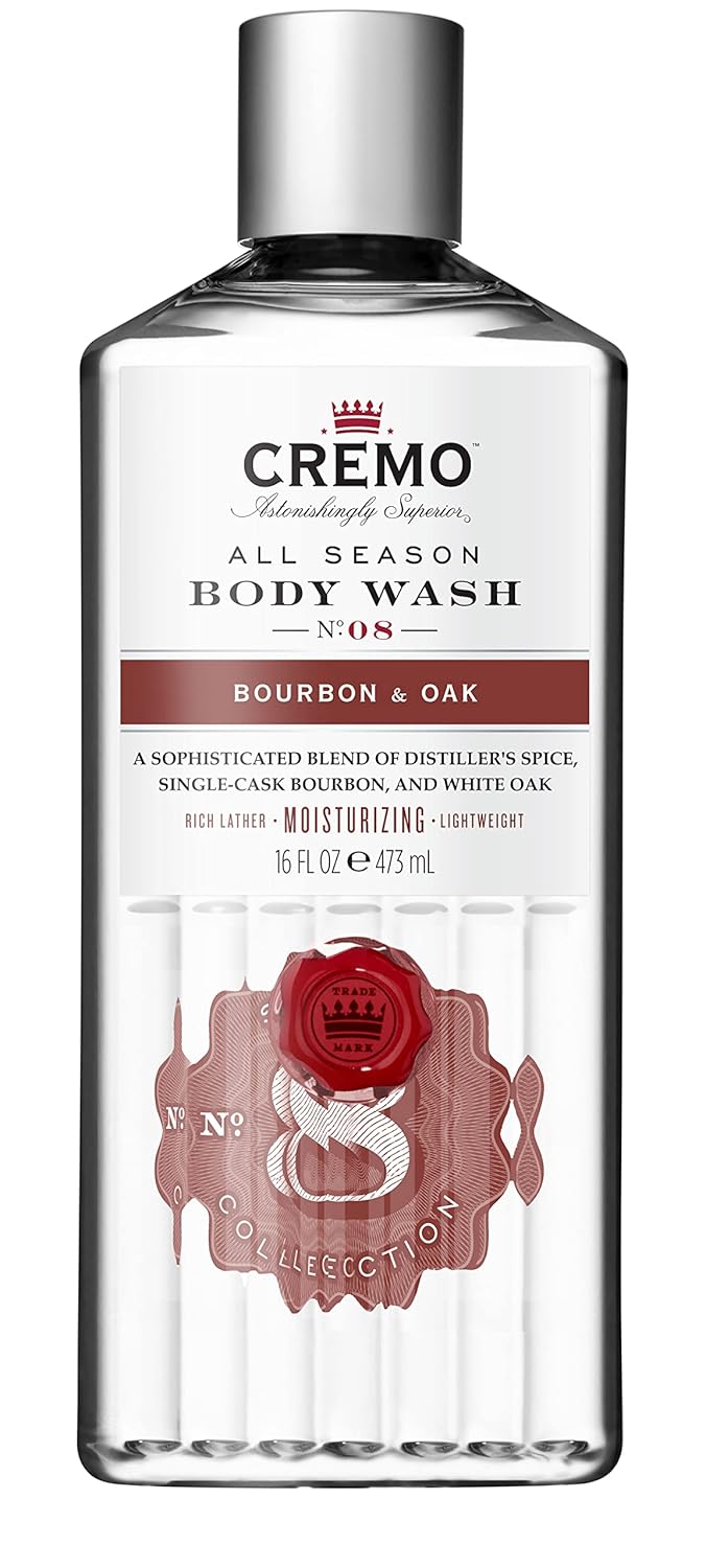 Cremo All Season, Sprchový gél Bourbon & Oak 473 ml