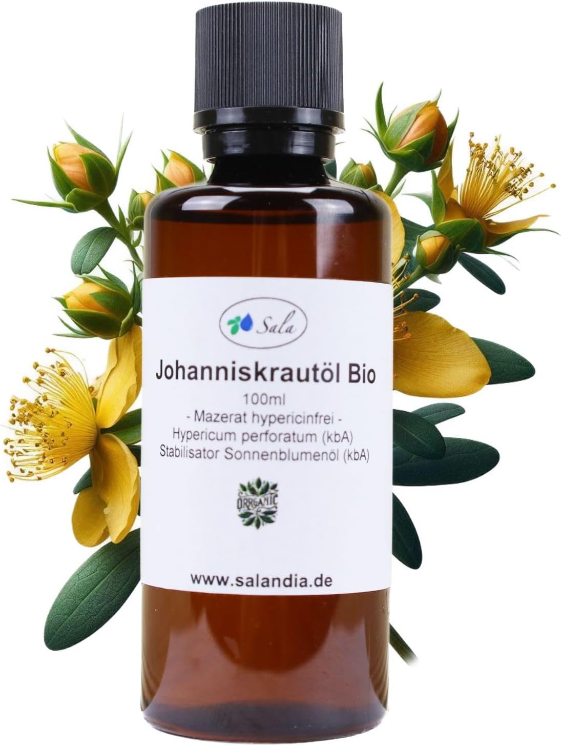 Sala Olej z ľubovníka bodkovaného bez hypericínu BIO 100 ml Exp.: 2026+