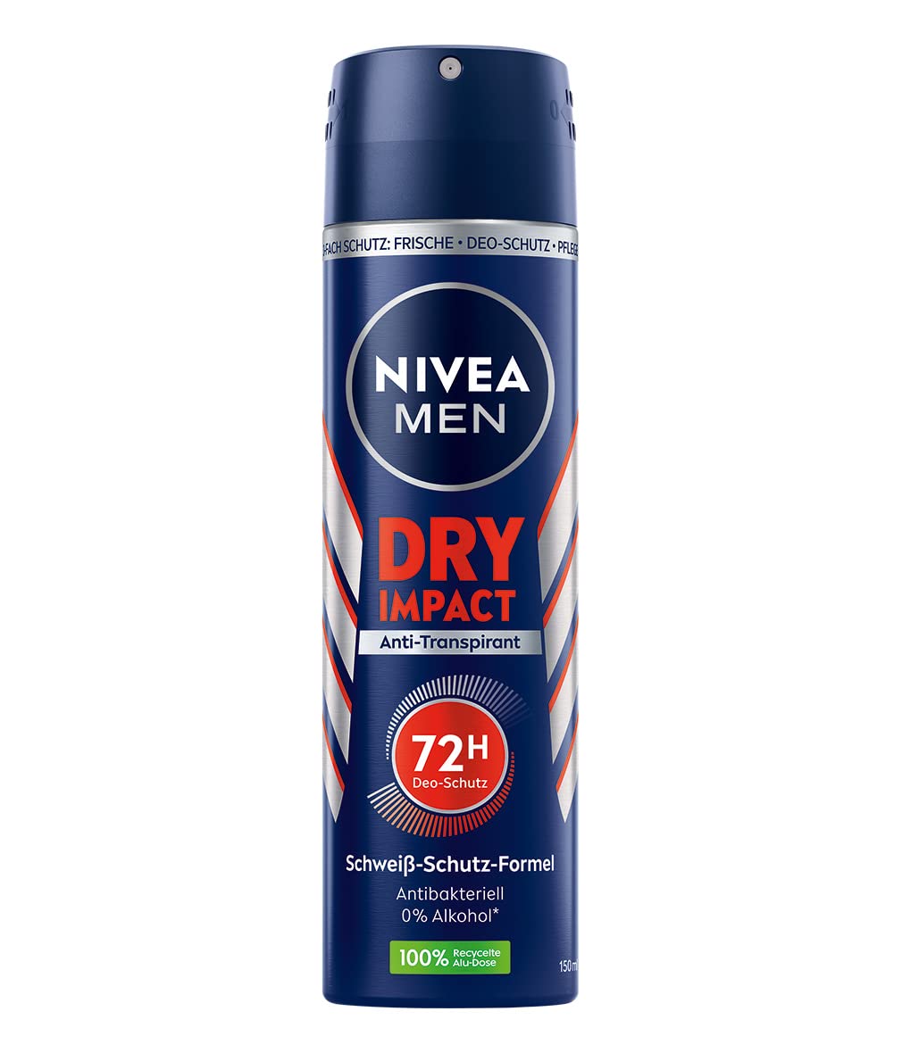 NIVEA Men Dry Impact sprejový dezodorant 150 ml