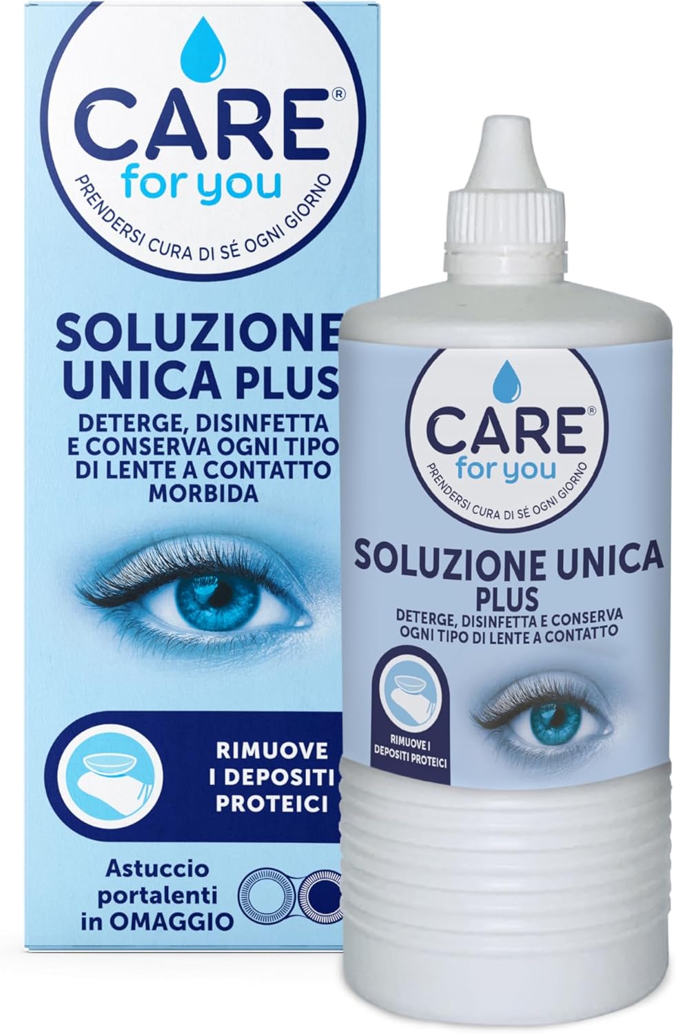 CARE for you CARE for you, Soluzione Unica Plus - tekutina na mäkké kontaktné šošovky 360 ml