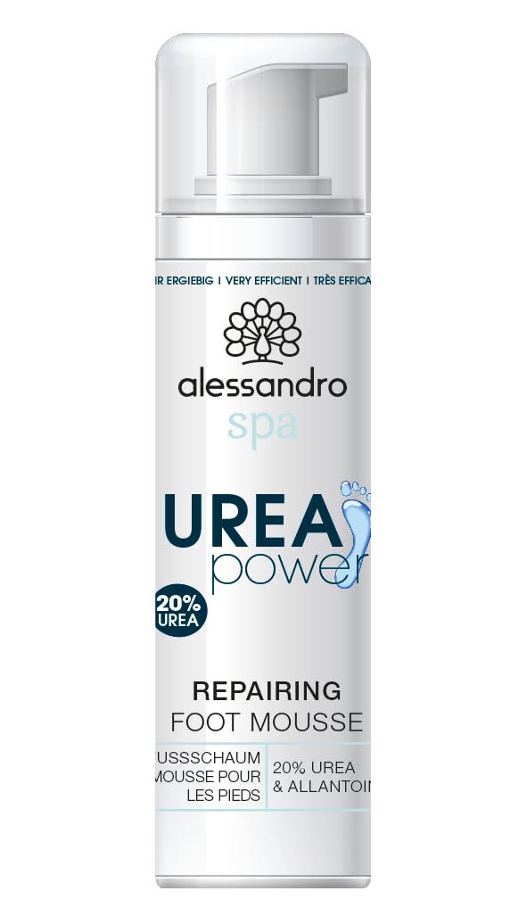 Alessandro Spa Foot Mousse - 20% urea a alantoín - Pena na nohy 125 ml
