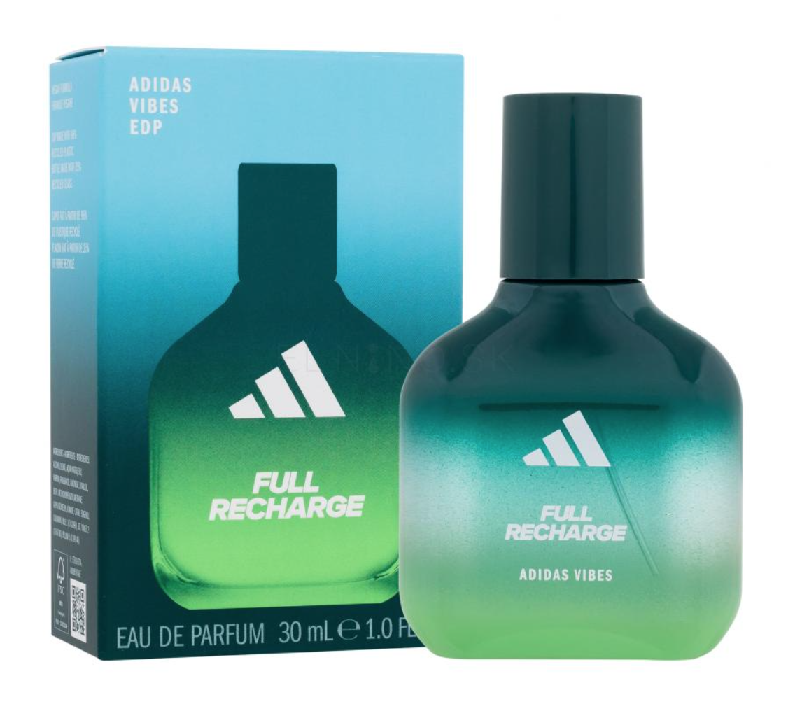 Adidas Vibes Full Recharge EDP, 30 ml