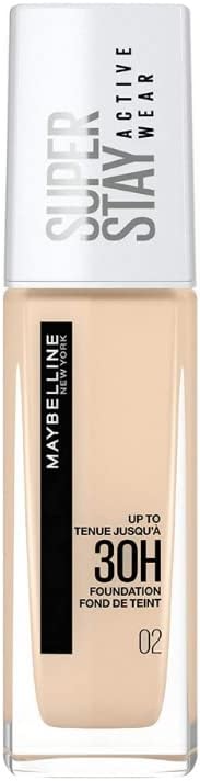 Maybelline - Superstay Active Wear Foundation - 02 Naked Ivory 30 ml