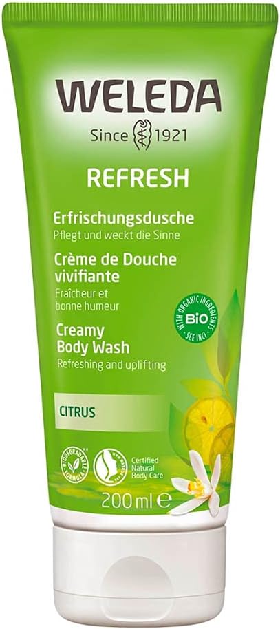 WELEDA Citrusový krémový sprchový gél 200 ml