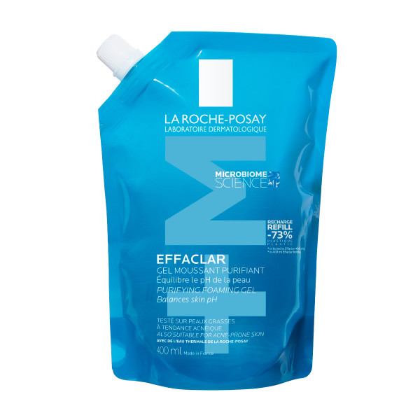 LA ROCHE-POSAY EFFACLAR čistiaci gél náplň 400 ml