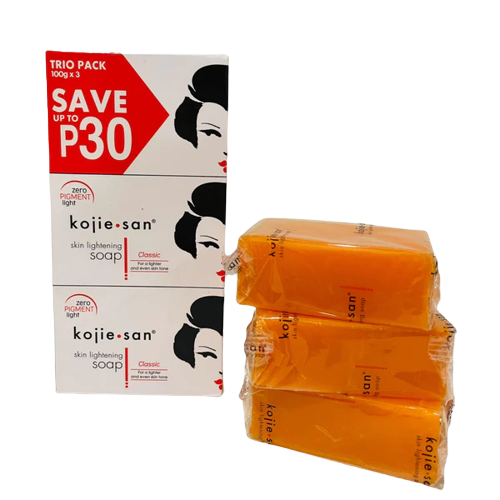 Kojie San mydlo na zosvetlenie pokožky Classic 100gx3
