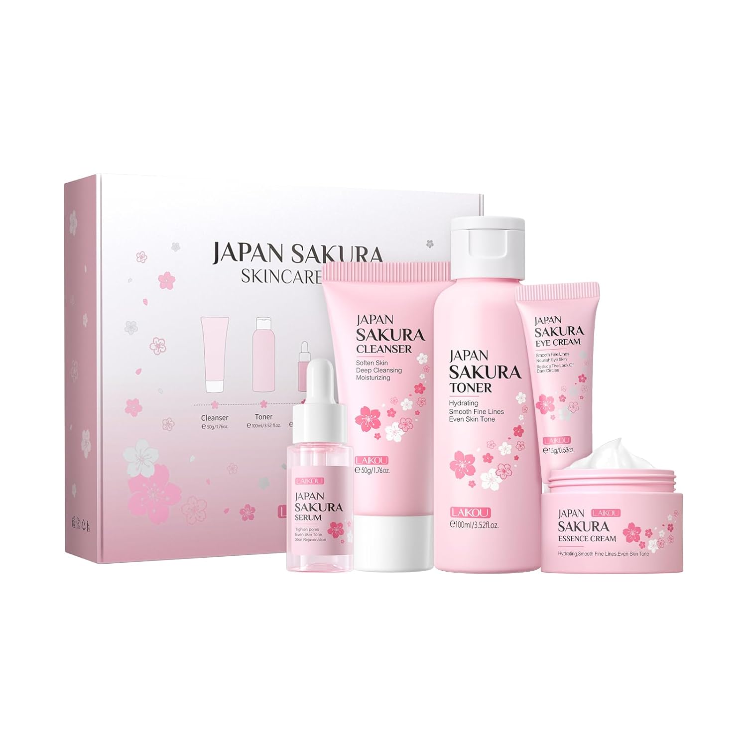 LAIKOU JAPAN SAKURA Darčekové sady pre krásu