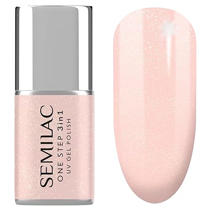 Semilac One Step Hybrid Trblietavá broskyňová S258 , 5ml