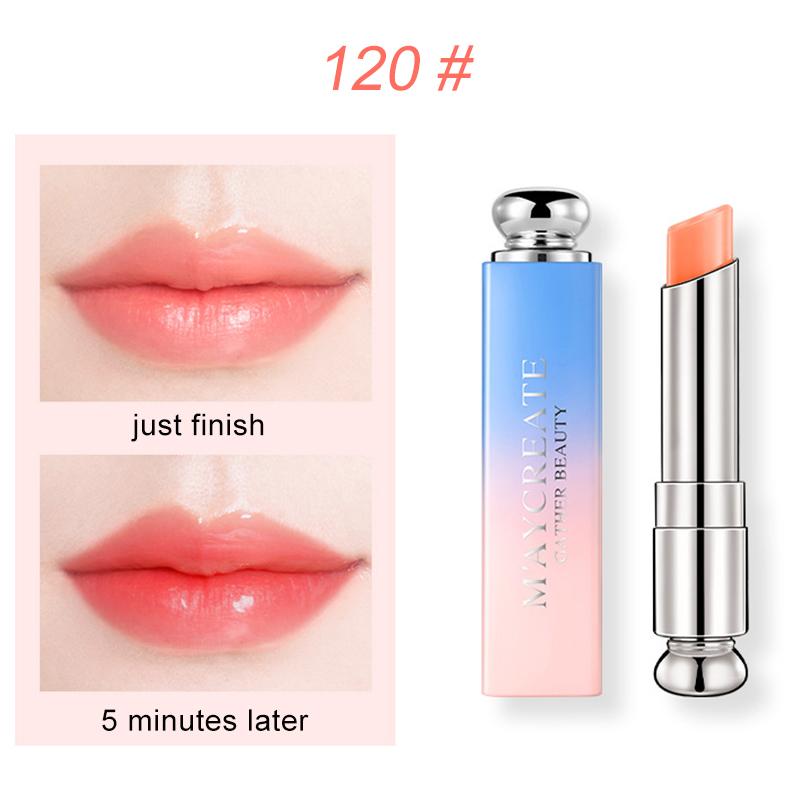 Nový upgrade Gradient Lipstick Hydratační a dlouhotrvající balzám na rty měnící barvu Voděodolný odtieň 120