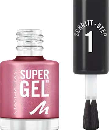 MANHATTAN Cosmetics Lak na nechty Super Gel 285 Pretty Rose, 12 ml