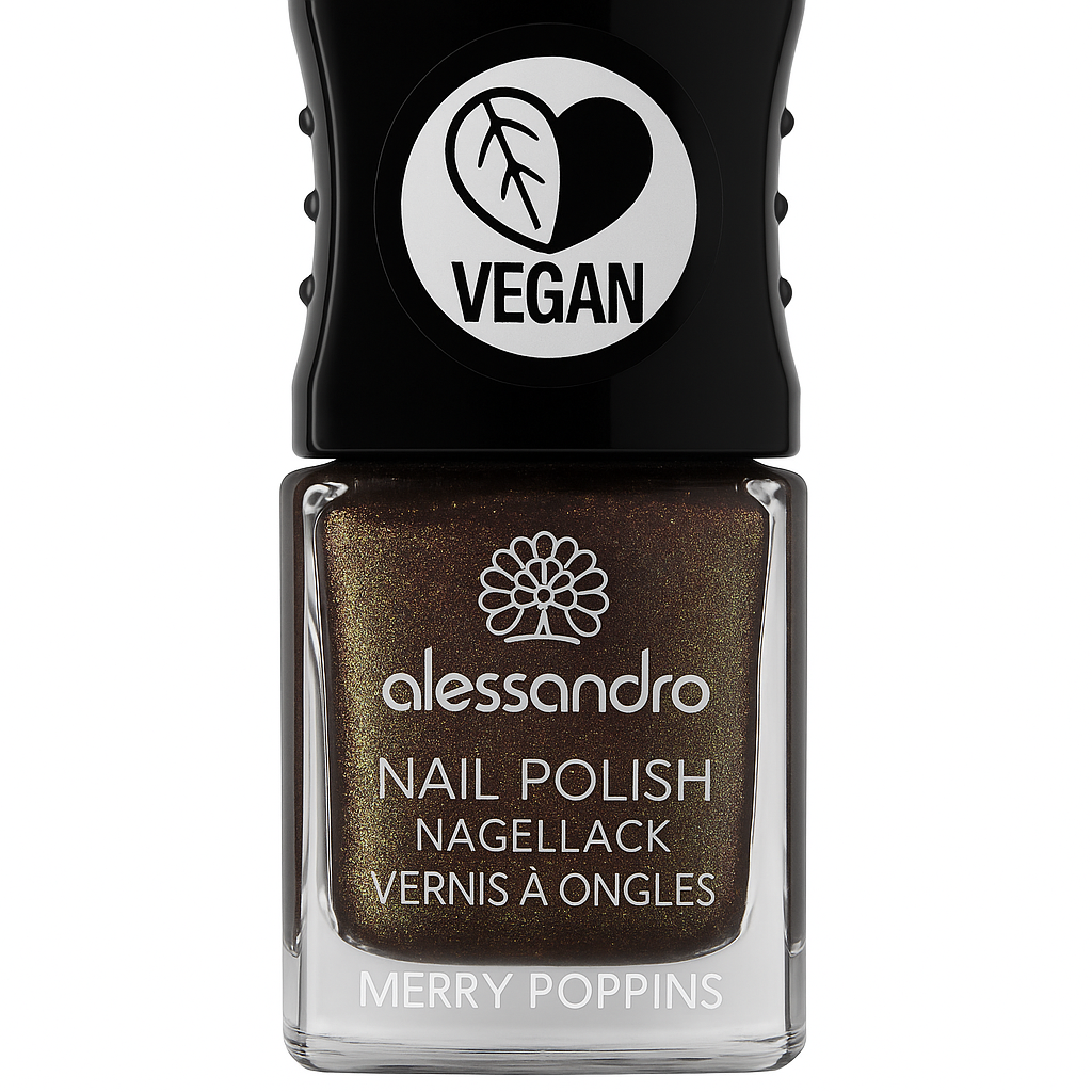 Alessandro „Merry Poppins“ – trblietavý lak s gel-efektom. 10ml