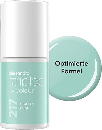 Alesandro alessandro Striplac UV lak na nechty, 217 krémová mäta 6,5ml