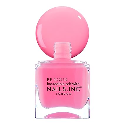 NAILS.INC - Electric Parade je neónovo pastelová ružová 14ML