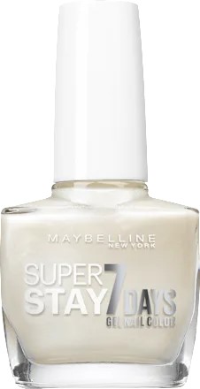MAYBELLINE NEW YORK Lak na nechty Super Stay Forever Strong 7 Days 077 White, 10 ml