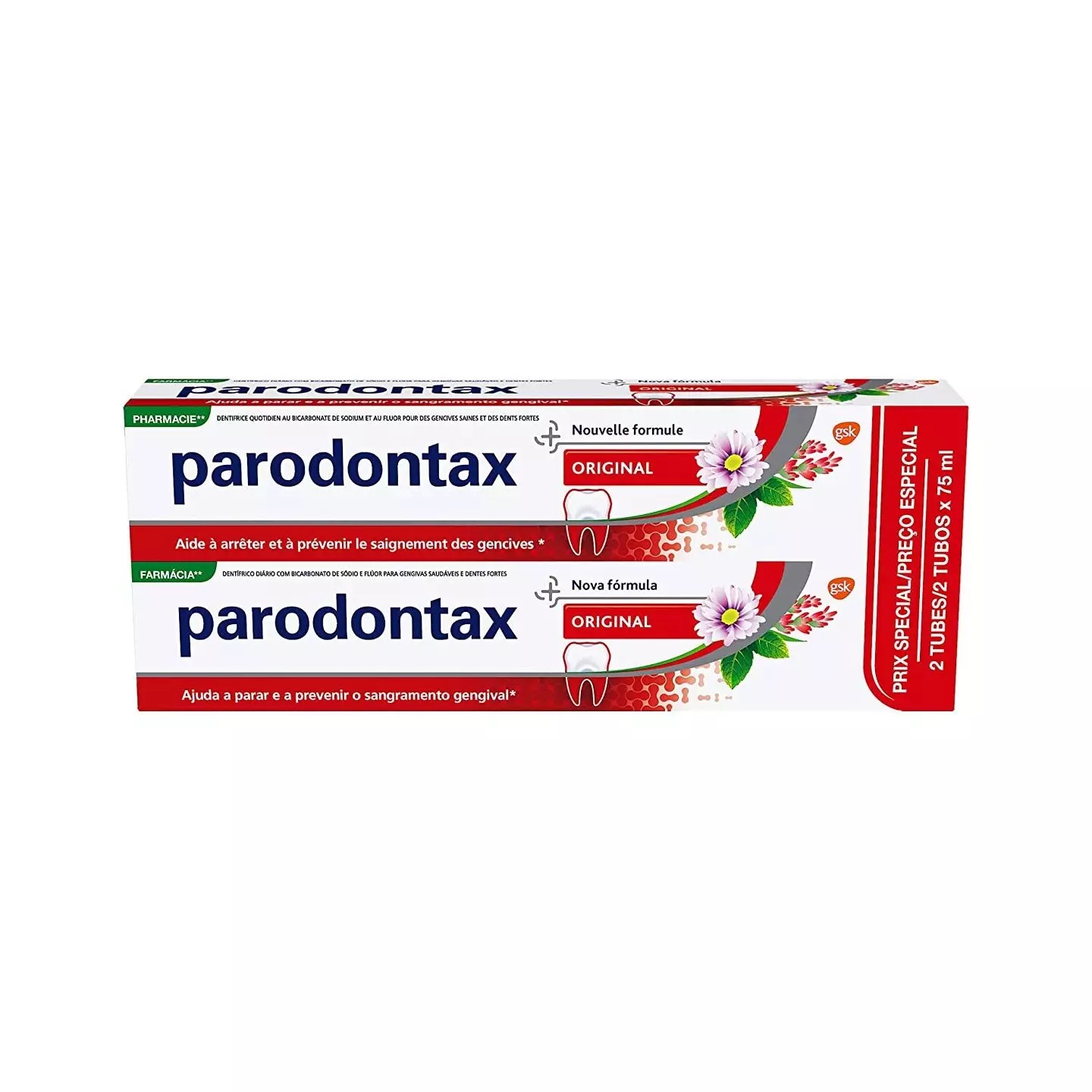 Parodontax Zubná pasta Herbal Sensation - balenie 2 x 75 ml