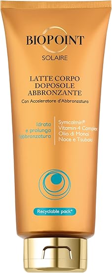 Biopoint  telové mlieko po opaľovaní , 400 ml (Poškodené veko)