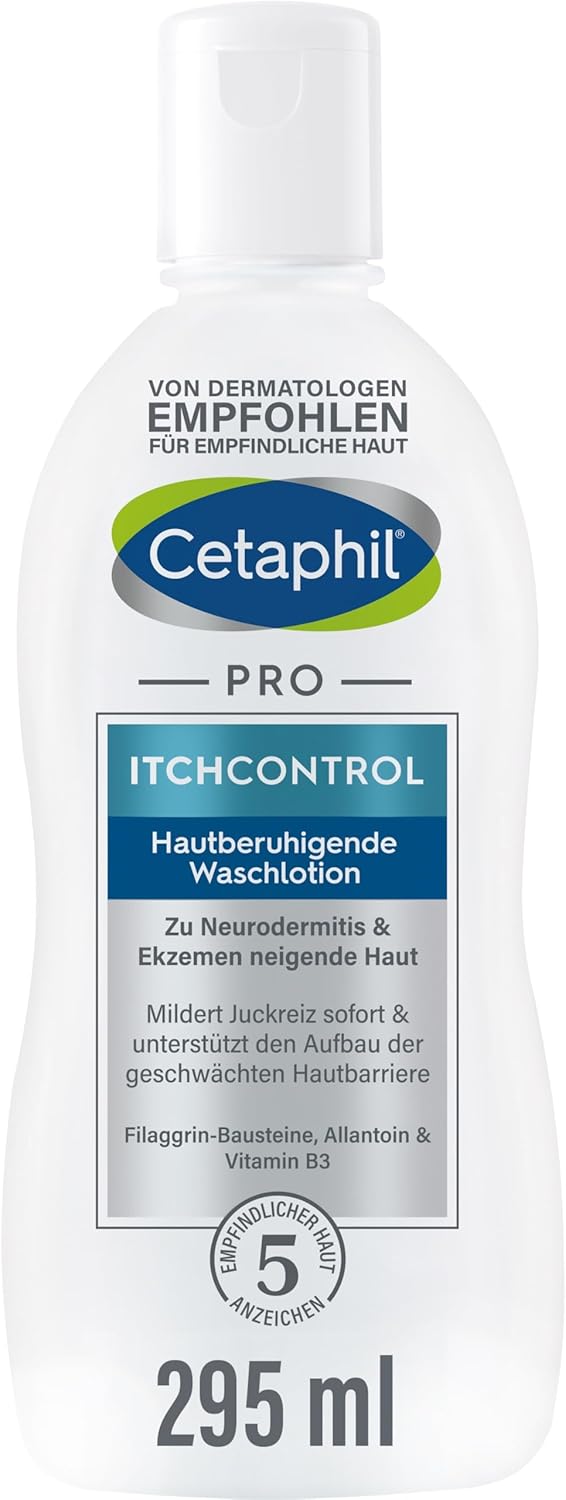 CETAPHIL Pro ItchControl upokojujúce umývacie mlieko na pokožku 295 ml