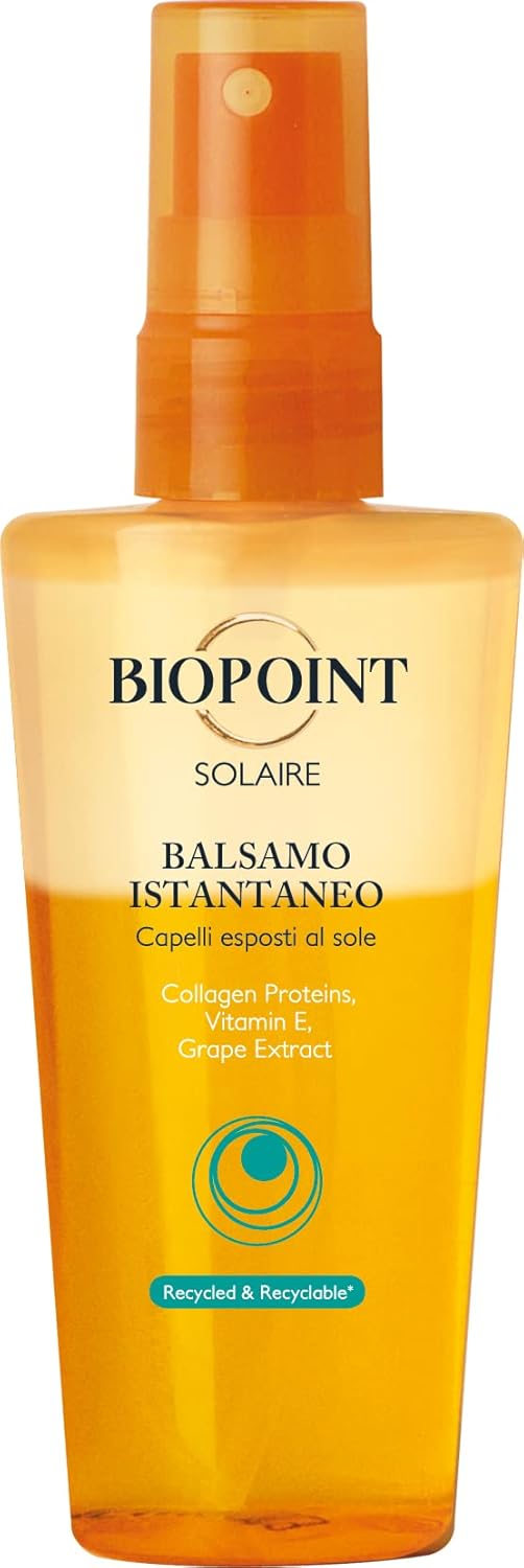 Biopoint Solaire - Okamžitý bezoplachový opaľovací kondicionér na vlasy 100 ml