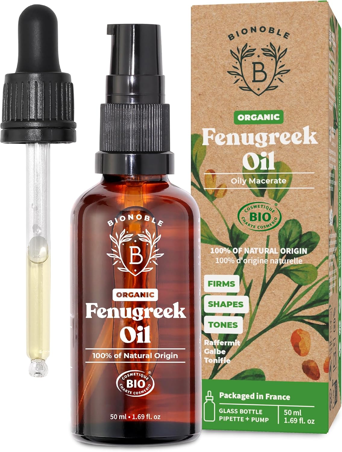 Bionoble Organický olej z gréckej senovky 50 ml-bez krabičky