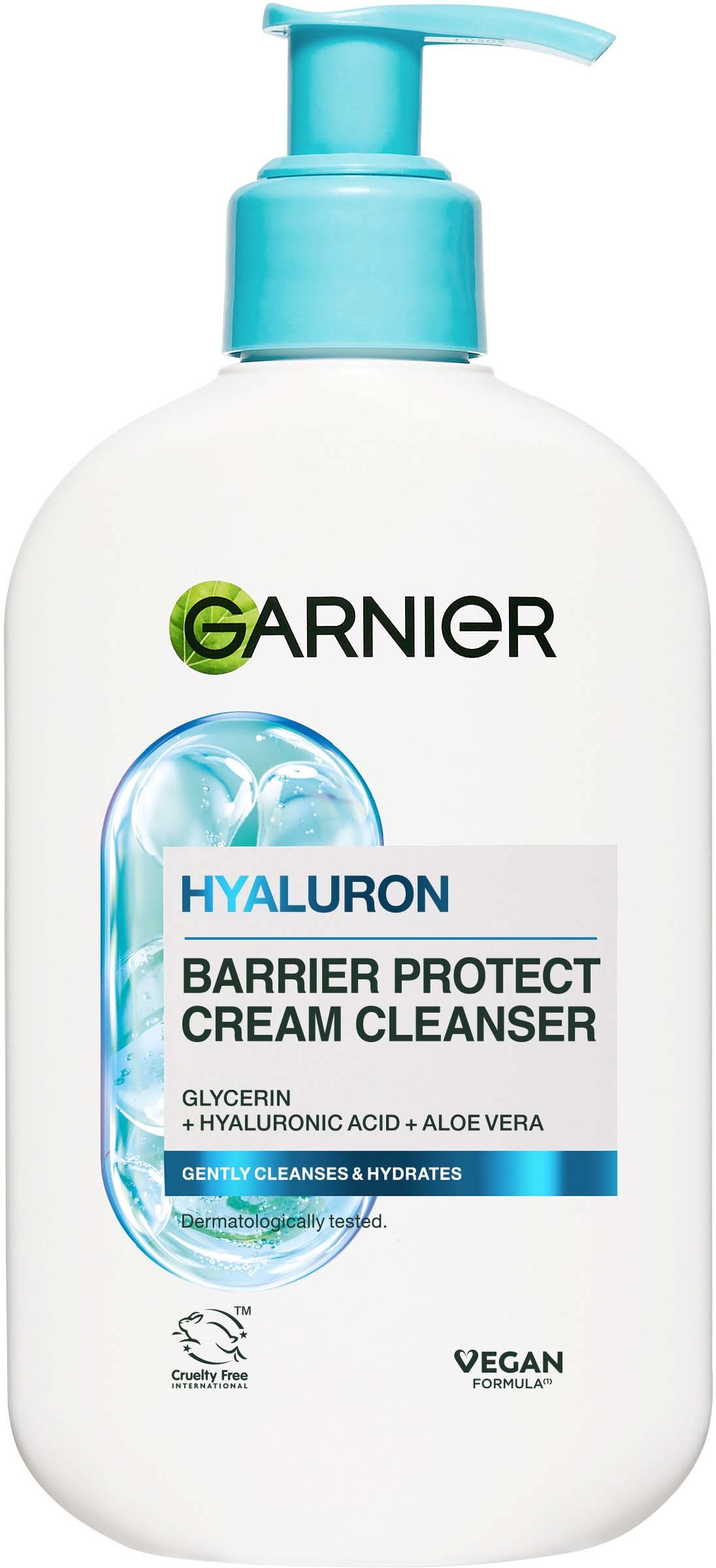 GARNIER Čistiaci krém s hyalurónovou bariérou, 250 ml