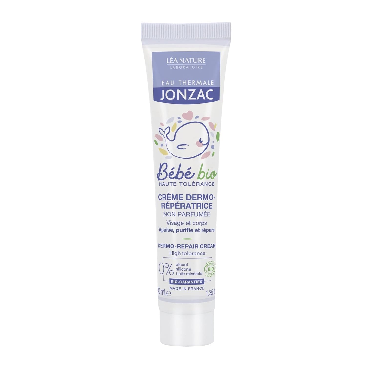 Eau Thermale JONZAC Bébé Bio Dermo-Repair krém bez parfumácie 40 ml