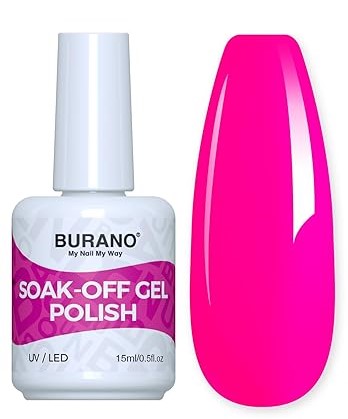 BURANO UV gélový lak na nechty- 692Hot Pink 15ml