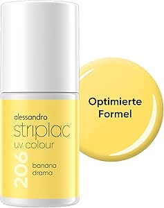 alessandro Striplac UV lak na nechty 206 Banana Drama 5ml