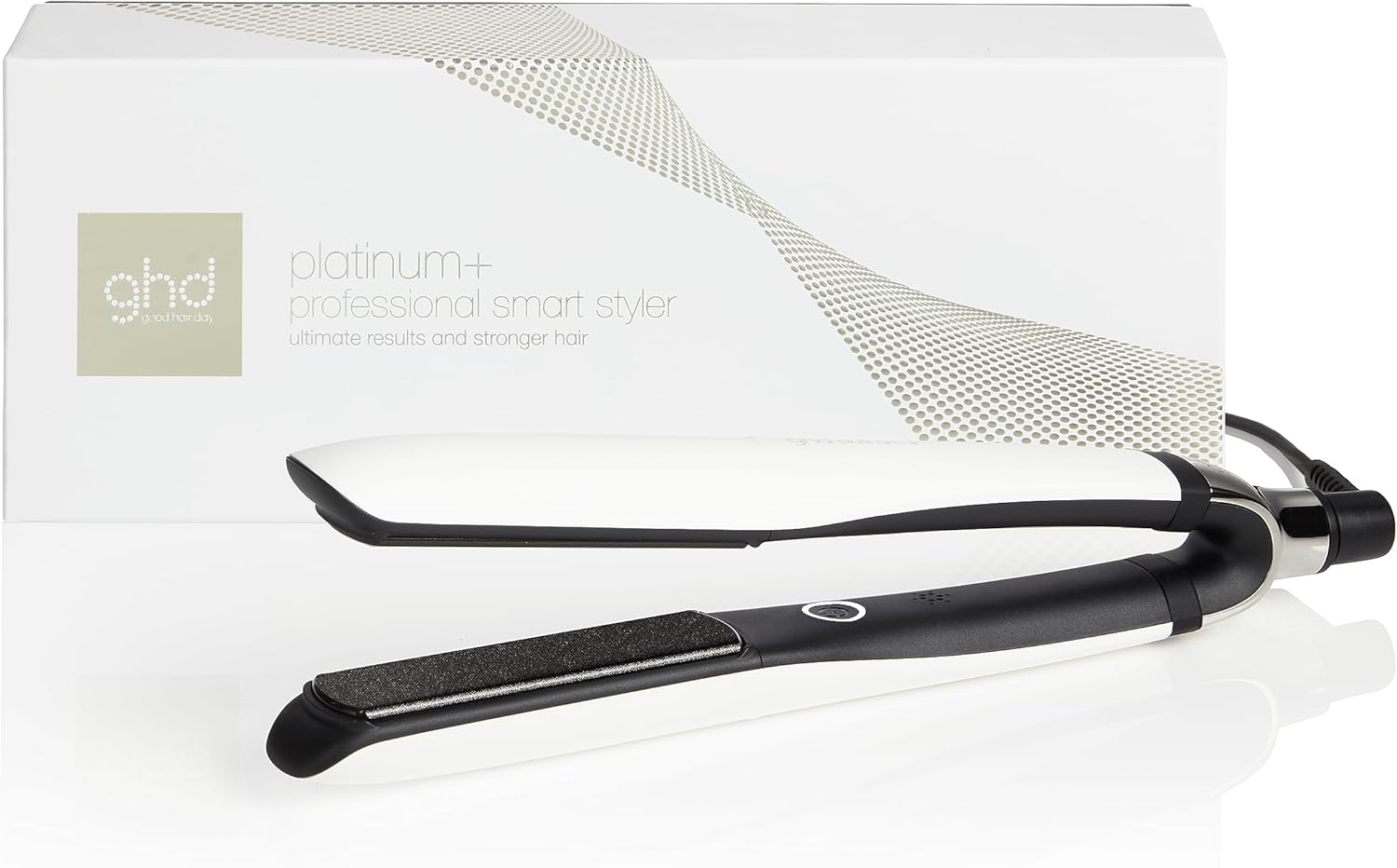 ghd Platinum+ Styler – žehlička na vlasy 1" Flat Iron biela