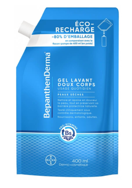 Bepanthen Derma jemný sprchový gél Eco náhradná náplň 400 ml