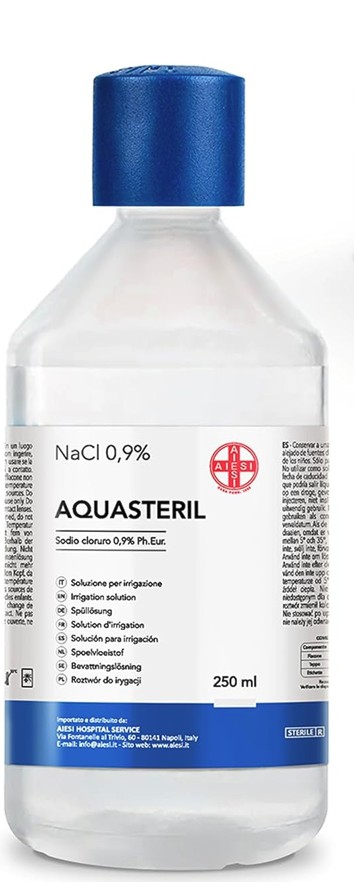 AIESI AQUASTERIL Fyziologický soľný roztok na výplach 500 ml