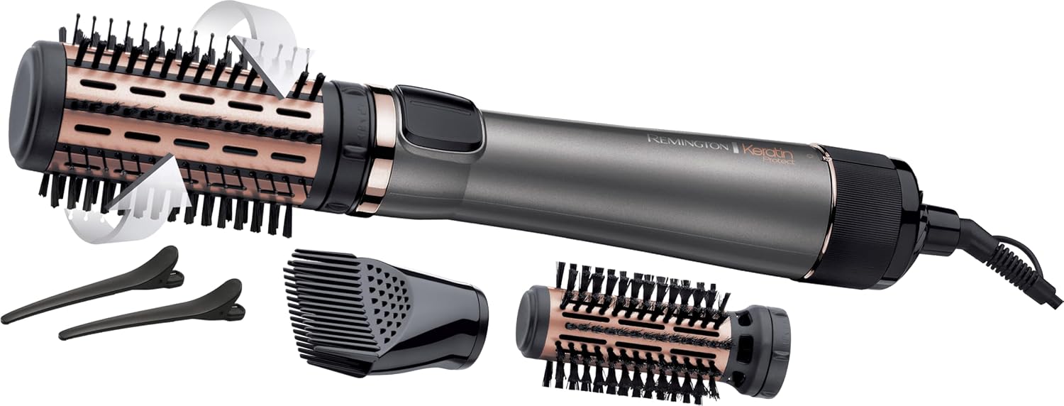 Teplovzdušná kefa Remington AS8811, Šedá