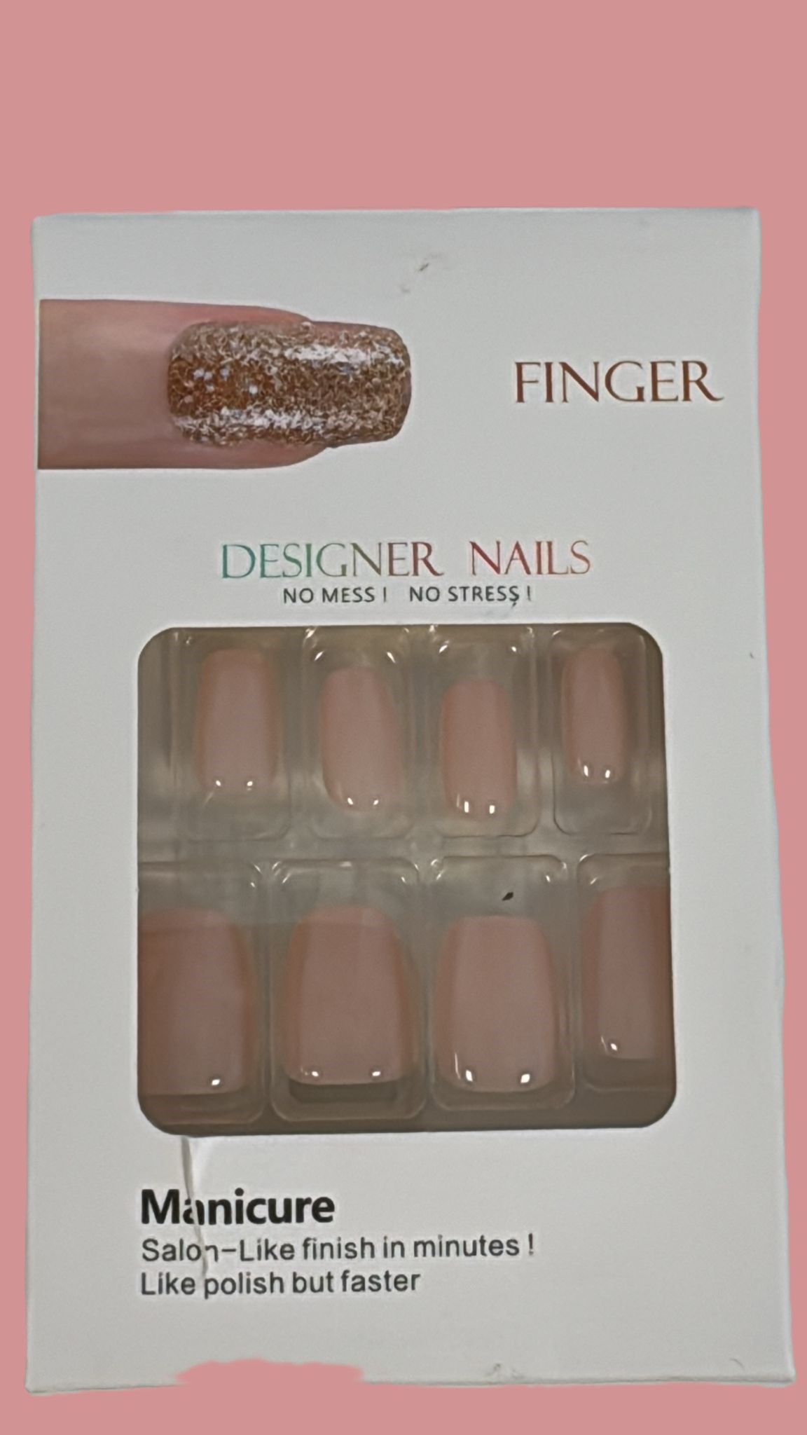 Finger Designer Nails – Dizajnové umelé nechty pre rýchlu a jednoduchú manikúru.