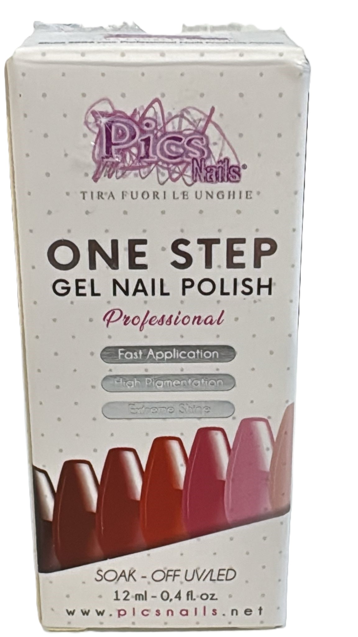 Pics Nails ONE STEP Milky S. Beige – Gél lak na nechty (odtieň č. 18) Milky S Beige 12ml