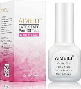 AIMEILI Ochrana pokožky a prstov Nail Art Manikúra Bez zápachu 15 ml