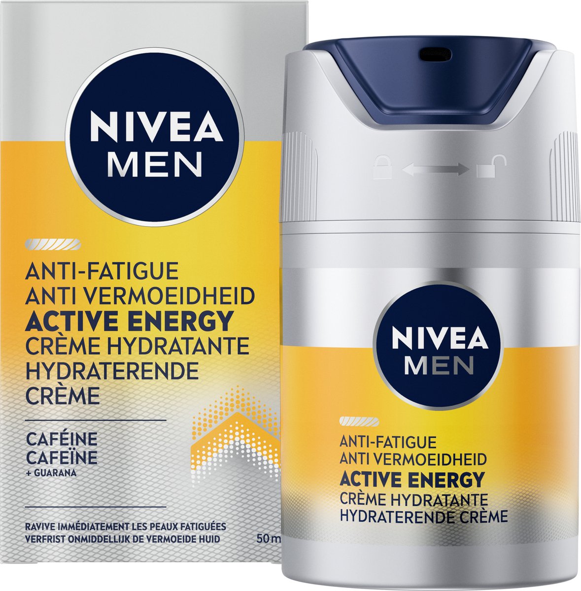 Nivea Men Active Energy pleťový krém, 50 ml