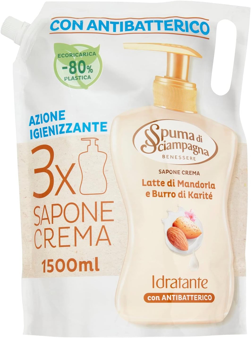 SPUMA DI SCIAMPAGNA tekuté mydlo 1,5 l