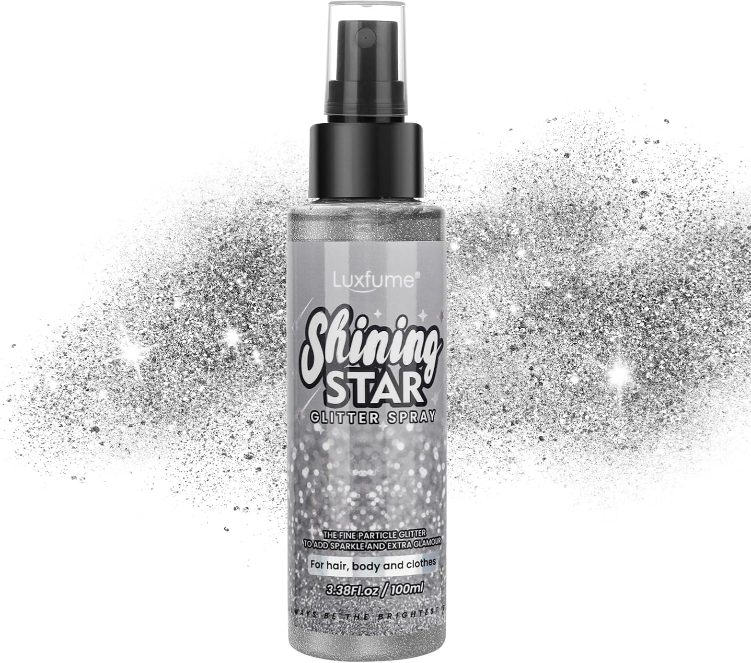 Luxfume trblietavý sprej strieborný 100 ml