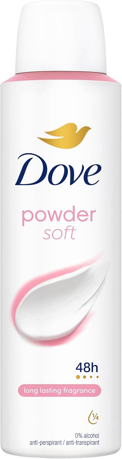 Dove Powder Soft sprej proti poteniu 150 ml
