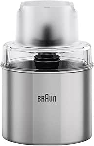 Braun Príslušenstvo k mlynčeku na kávu a korenie pre ručné mixéry MultiQuick MQ7X, MQ7WH, MQ9 so systémom Easy Click Plus, MQS270SI, strieborná